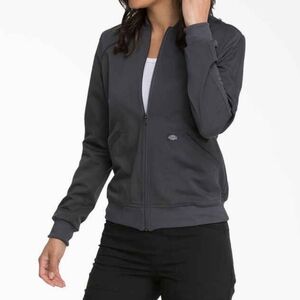 Women's Balance Zip Front Scrub Jacket - Dickies - Size Small - Bomber Jacket